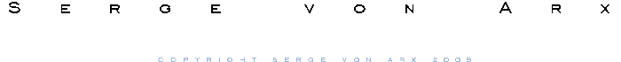 Serge von Arx, main page