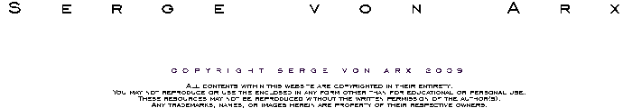 link to Serge von Arx main page